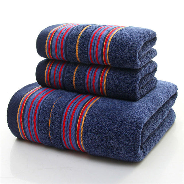 3 Piece: Luxury Premium Long Lasting Hotel & Spa 100% Cotton Bath Towel Set