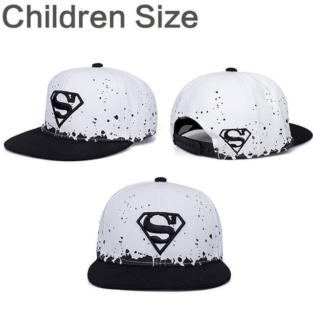 Superman Cartoon Snapback Caps