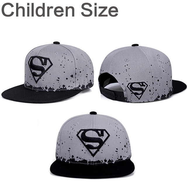 Superman Cartoon Snapback Caps