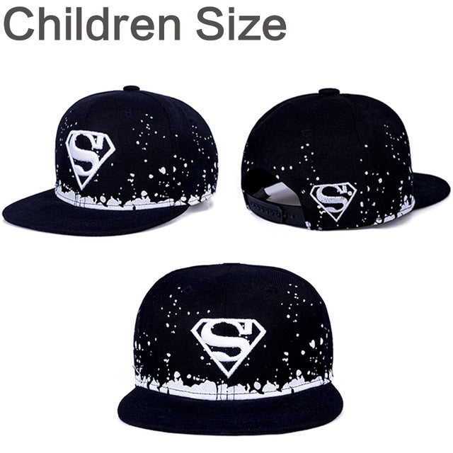 Superman Cartoon Snapback Caps