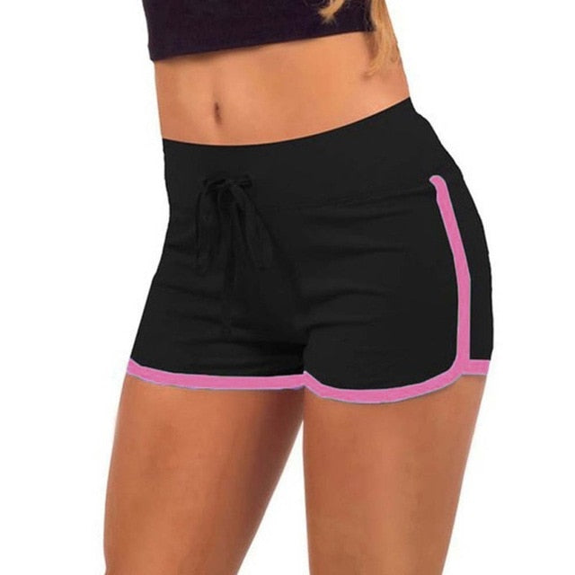 Women's Cotton Elastic Athletic Shorts