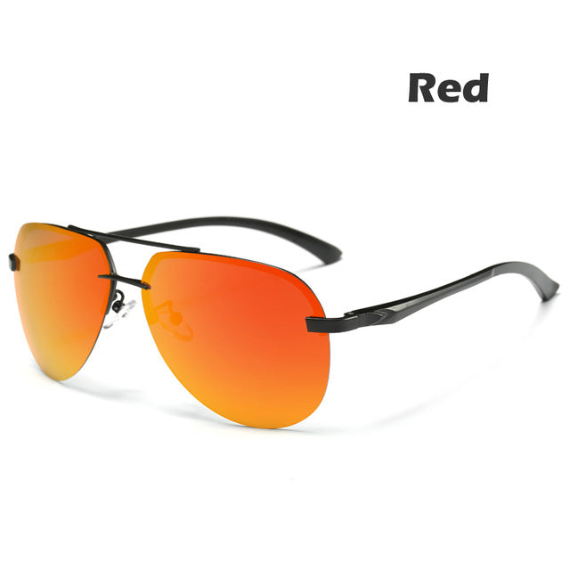 Men's Polarized Metal Alloy Driving Sunglasses - 100% UV400 - 9 Colors Available