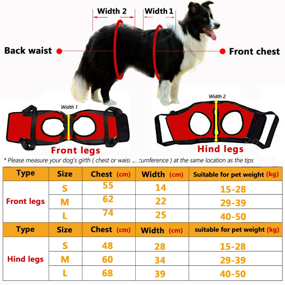 Doggy Lift and Stay Support Harness