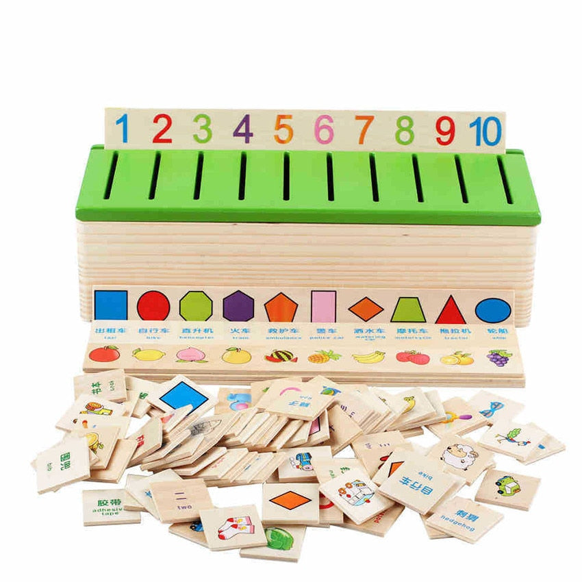 Wooden Montessori Educational Learning Toy Set