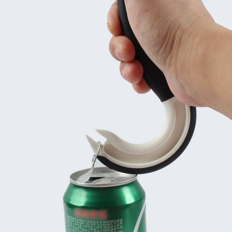 Pull Ring Can Opener with Non-Slip Grip