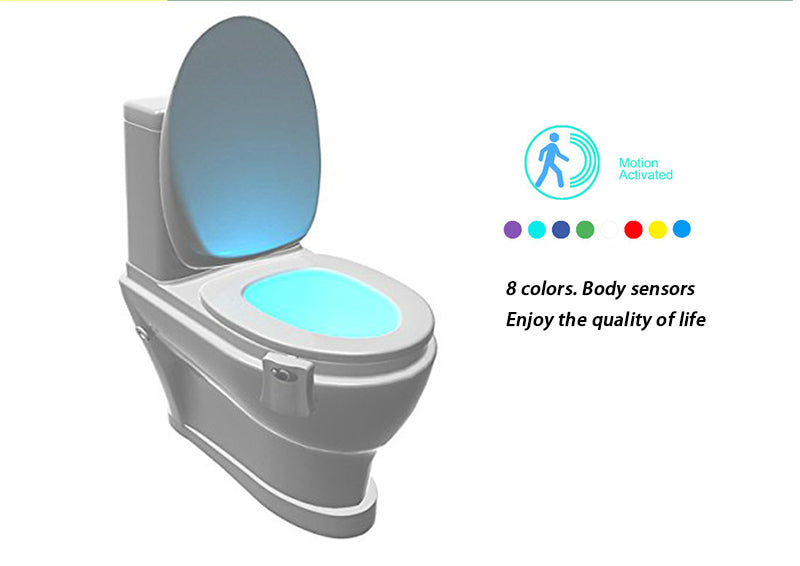 8 Colors LED Toilet Night light Motion Activated LED Sensor