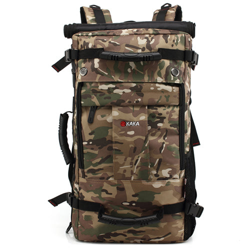 KAKA Brand Stylish Waterproof Large Capacity Backpack Male Luggage Travel Shoulder Bag Computer Backpack Men Multifunctional Bag