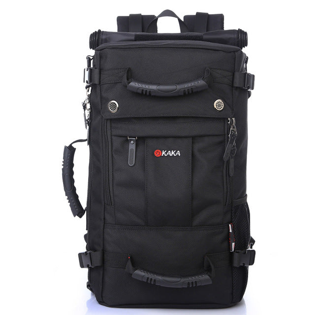 KAKA Brand Stylish Waterproof Large Capacity Backpack Male Luggage Travel Shoulder Bag Computer Backpack Men Multifunctional Bag