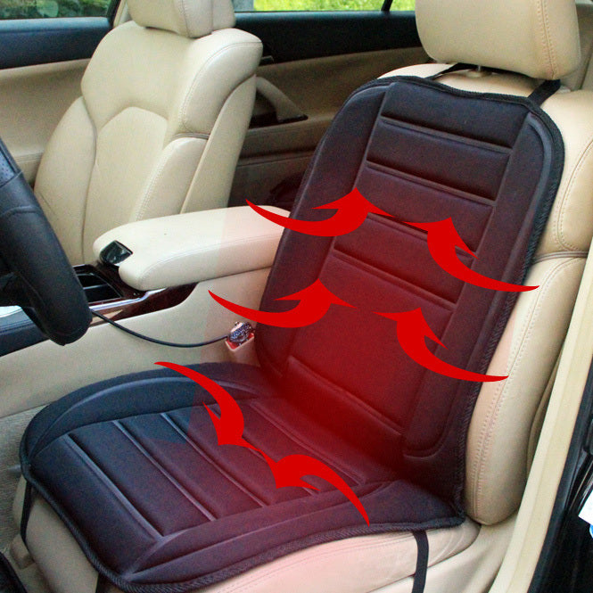Electric heated cushion seat cover