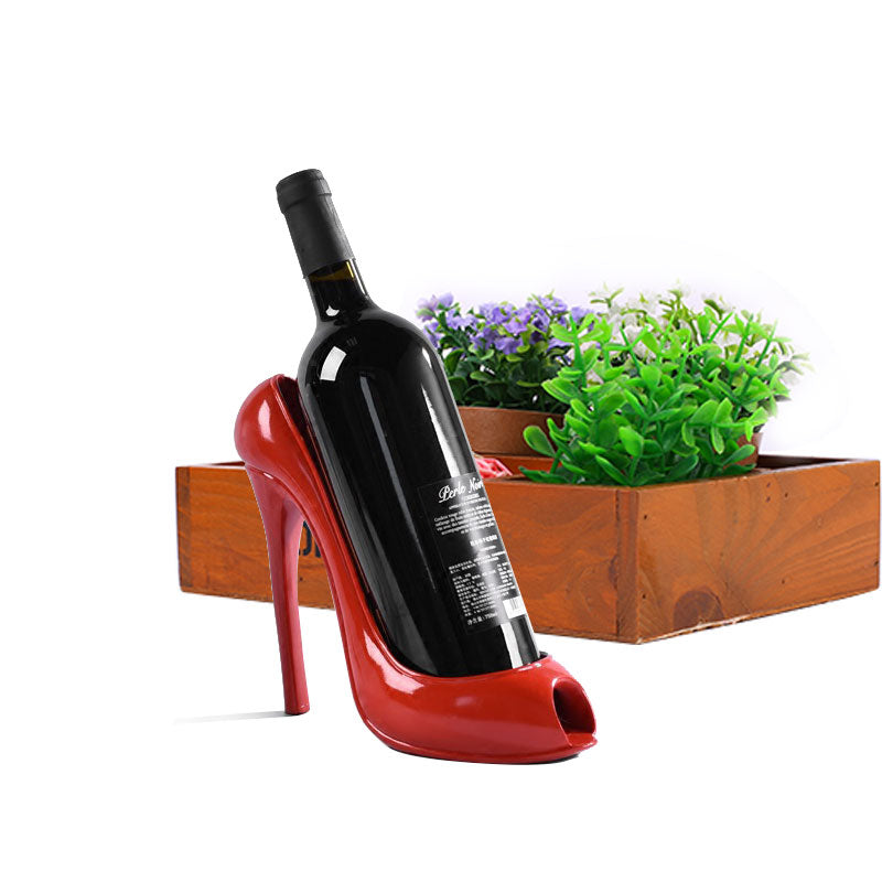 Stylish High Heel Shoe Wine Bottle Holder