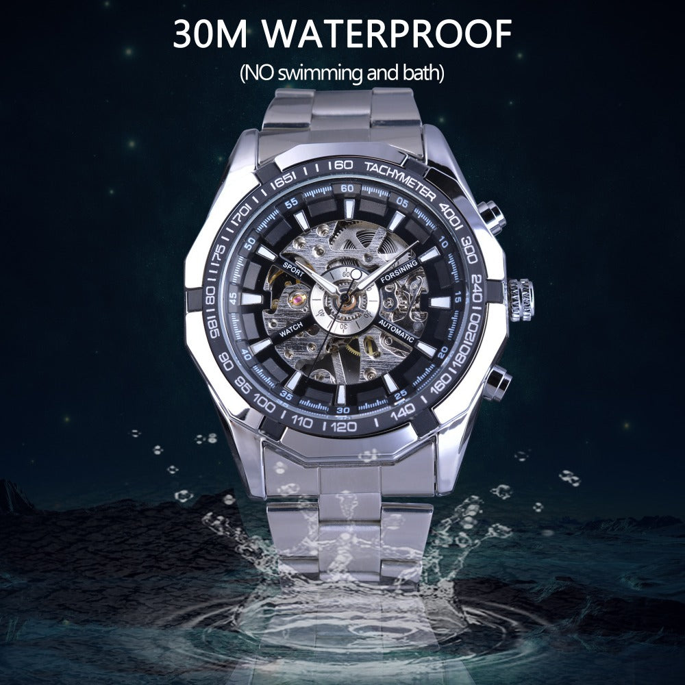 Men's Stainless Steel Luxury Waterproof Watch