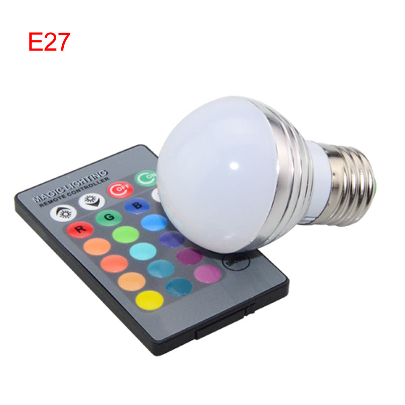 RGB LED Dimmable Magic Remote Control Light Bulb