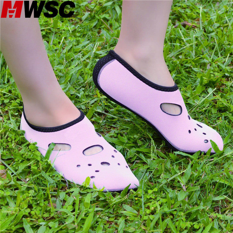 MWSC Summer New Waterproof Casual Shoes Unisex Casual Breathable Aqua Stretchable Leisure Shoes for Beach