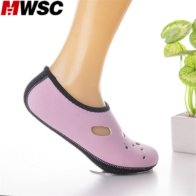 MWSC Summer New Waterproof Casual Shoes Unisex Casual Breathable Aqua Stretchable Leisure Shoes for Beach