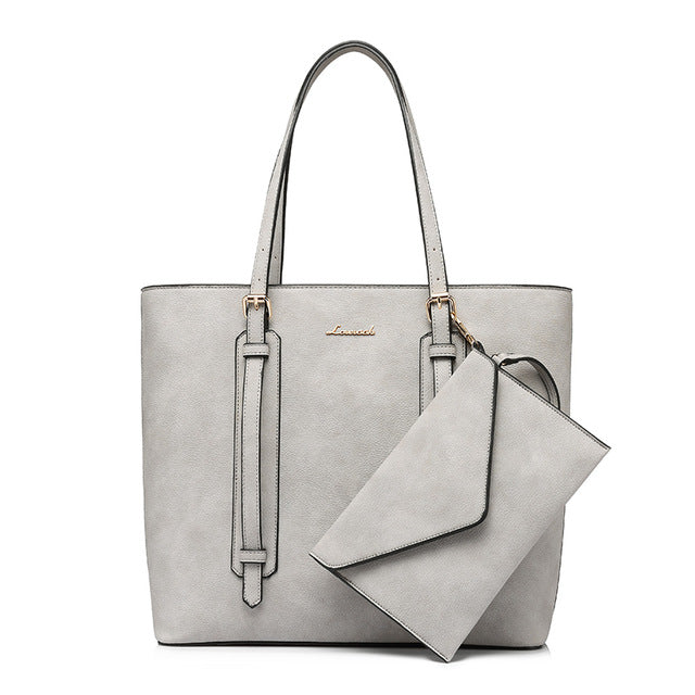 LOVEVOOK brand fashion shoulder bag for women high quality clutch composite bag zipper large capacity totes new handbags