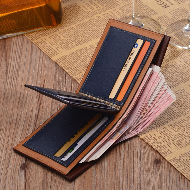 Men's Luxury Vintage Leather Slim Wallet