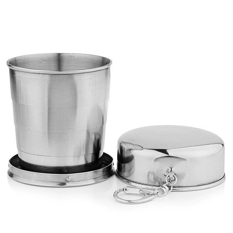 Stainless Steel Folding Outdoor Camping Cup