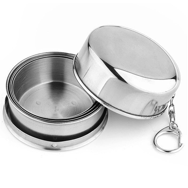 Stainless Steel Folding Outdoor Camping Cup