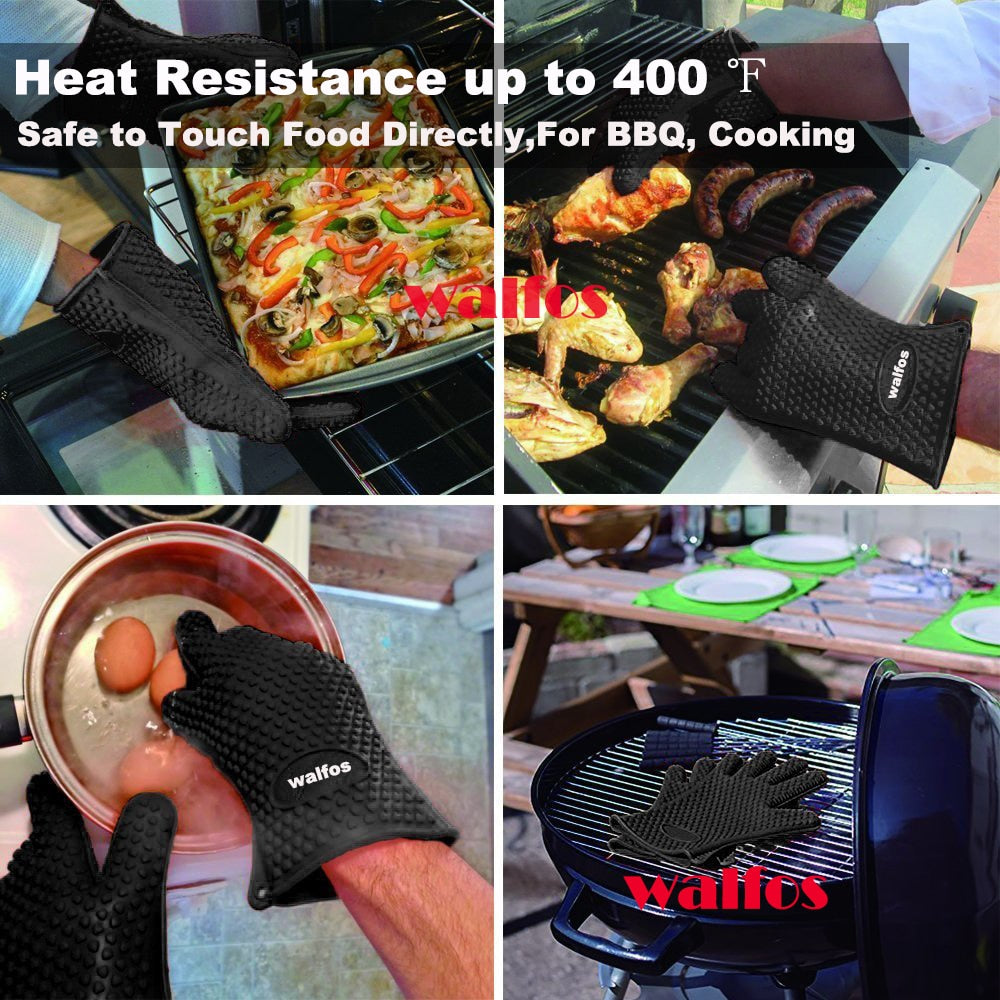 Food Grade Heat Resistant Silicon Kitchen Oven Mitt