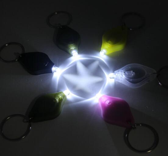 Mini LED Flashlight Torch Light Lamp Keychain