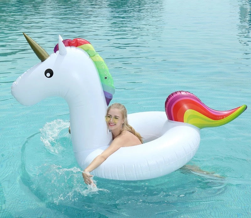 Inflatable Unicorn Swimming Float