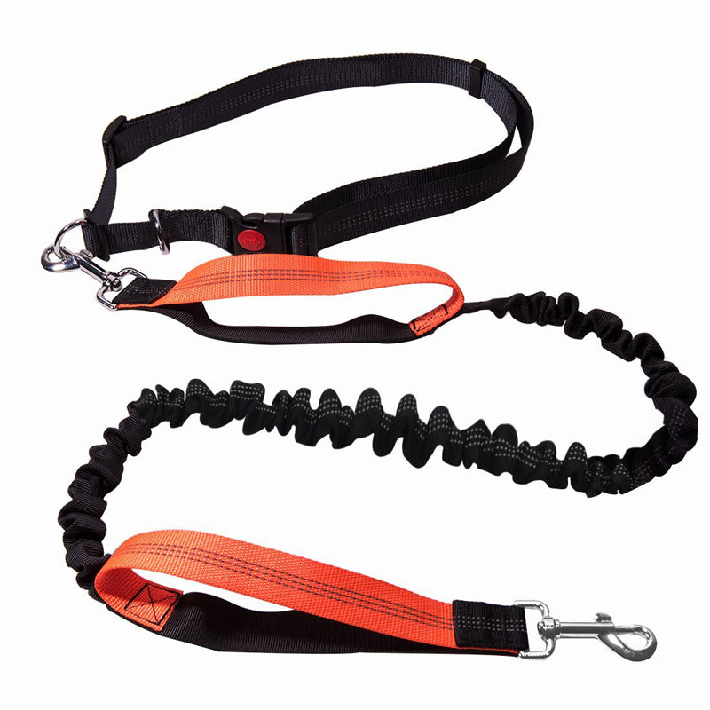 [TAILUP] Dogs Leash Running Elasticity Hand Freely Pet Products Dogs Harness Collar Jogging Lead and Adjustable Waist Rope CL153