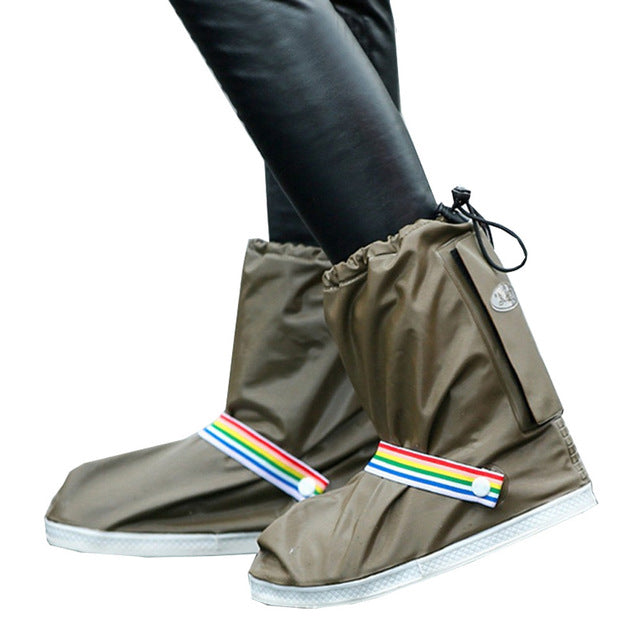 JACKSHIBO Fashion Waterproof Shoe Covers Men&Women's&Children Rain Cover for Shoes Outdoor Use Shoes Accessories