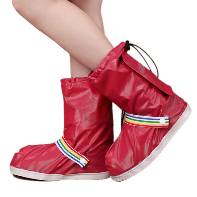 JACKSHIBO Fashion Waterproof Shoe Covers Men&Women's&Children Rain Cover for Shoes Outdoor Use Shoes Accessories