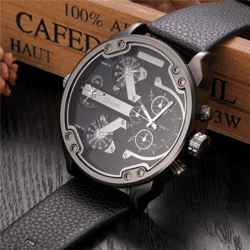 Men's Big Luxury Designer Quartz Watch