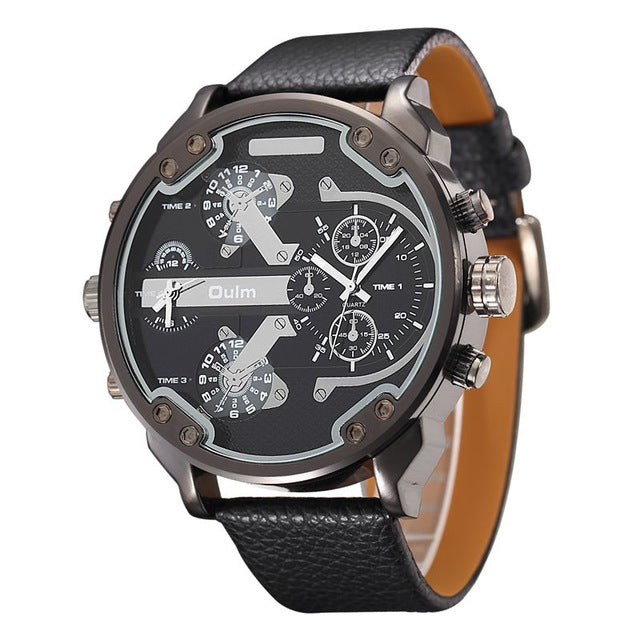 Men's Big Luxury Designer Quartz Watch