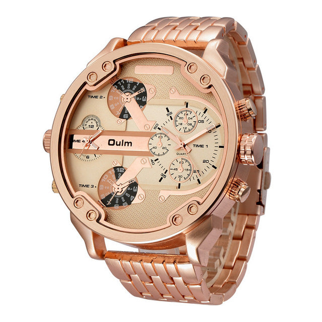 Men's Big Luxury Designer Quartz Watch