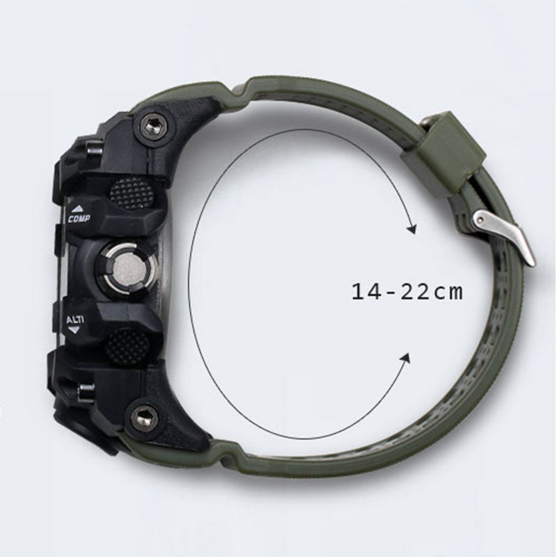 Men Military Watch 50m Waterproof Wristwatch LED Quartz Clock Sport Watch Male relogios masculino 1545 Sport S Shock Watch Men