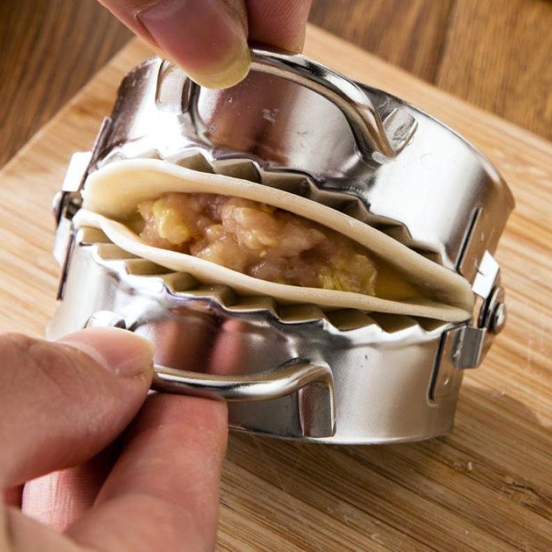 Eco-Friendly Stainless Steel Dough Dumpling Press