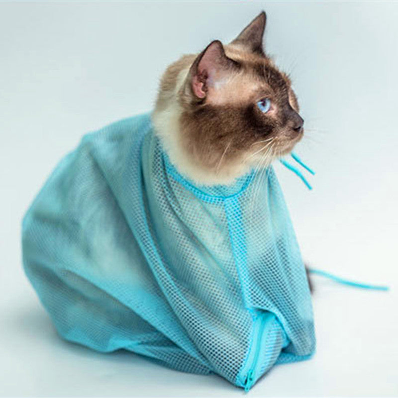 mesh cat grooming bag