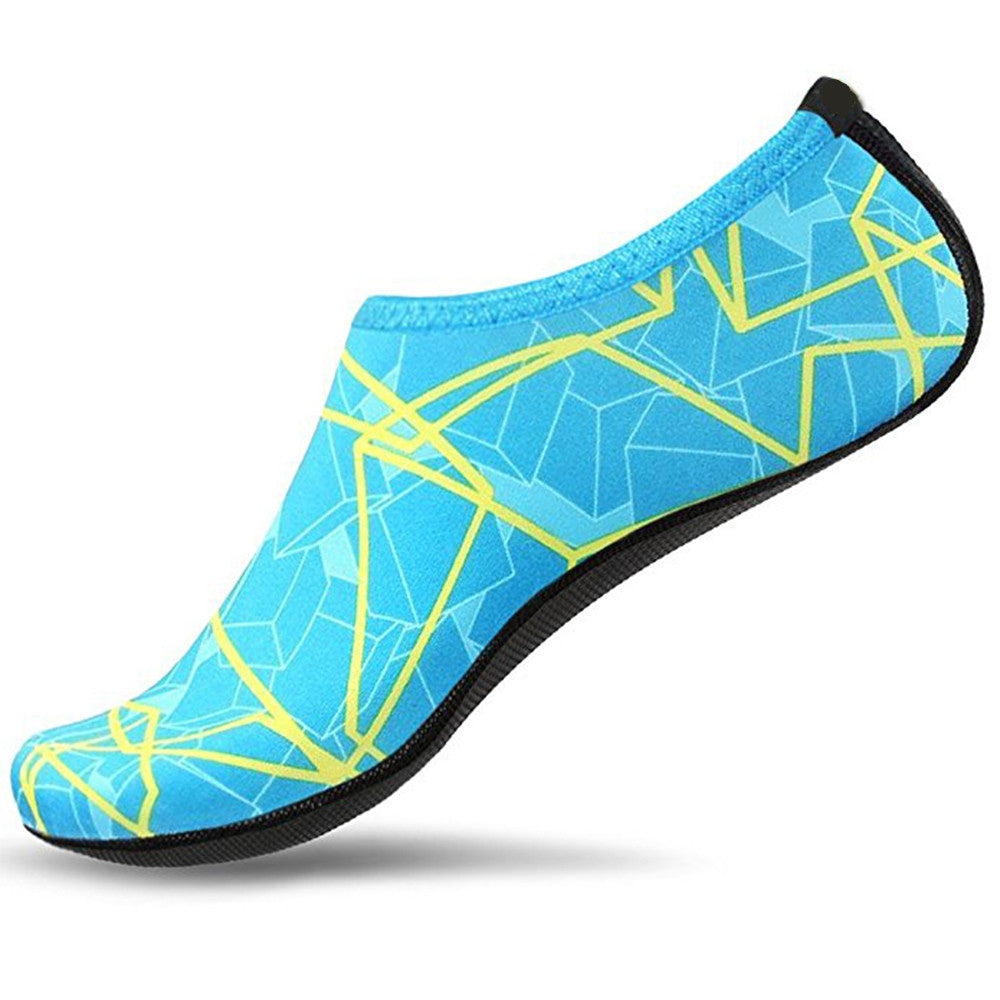Colorful Aqua Slippers