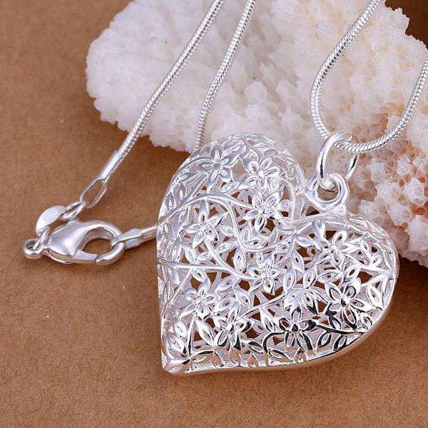 Silver Jewelry Pendant Fine Fashion Cute   Sand Flower 925 jewelry silver plated Necklace Pendants Top Quality CP218