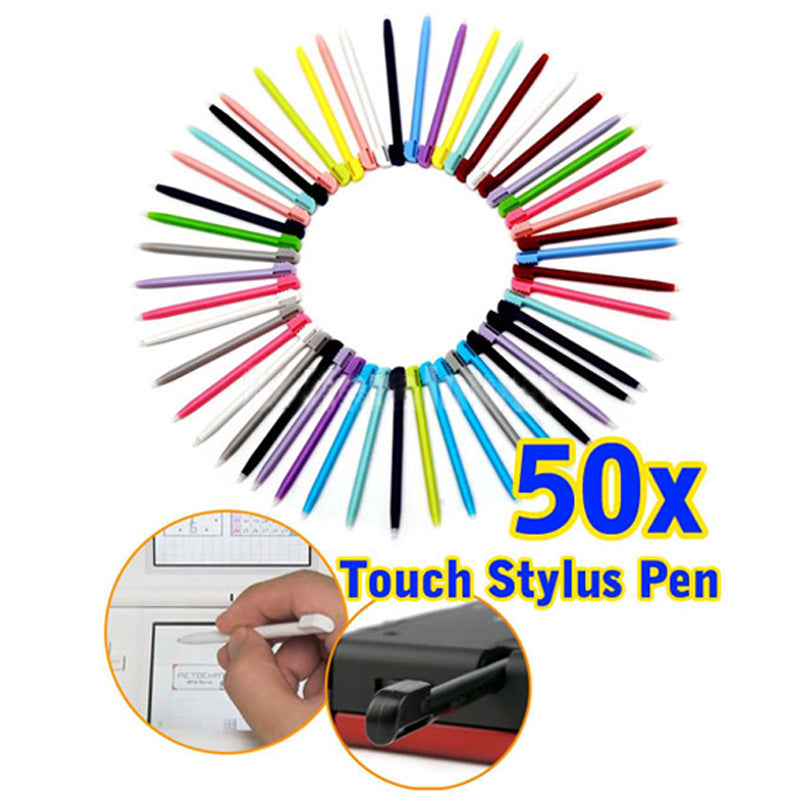 50pcs For PC  Colorful Touch Stylus Pen For Nintendo DS Lite (Random)
