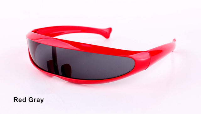 YOOSKE X-men Individuality Sunglasses Mercury Lens Laser Glasses Travel Windproof Sun Glasses Robots Eyewear