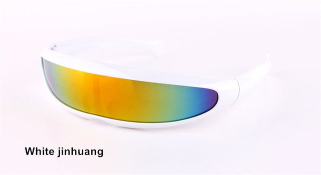 YOOSKE X-men Individuality Sunglasses Mercury Lens Laser Glasses Travel Windproof Sun Glasses Robots Eyewear