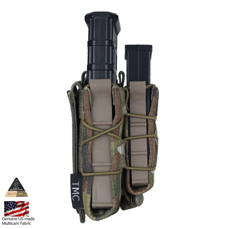 TMC Double Decker TC Magazine Pouch CS Game Mag Pouch Bag MOLLE Camouflage Tactical Gear TMC1983 Multicam FG