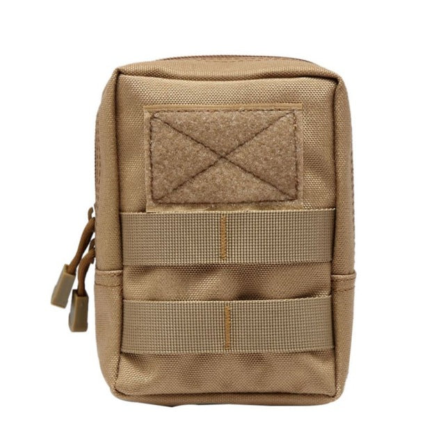 Multifunctional 1000D Outdoor Military Tactical Waist Bag EDC Molle Tool Zipper Waist Pack Accessory Durable Belt Pouch