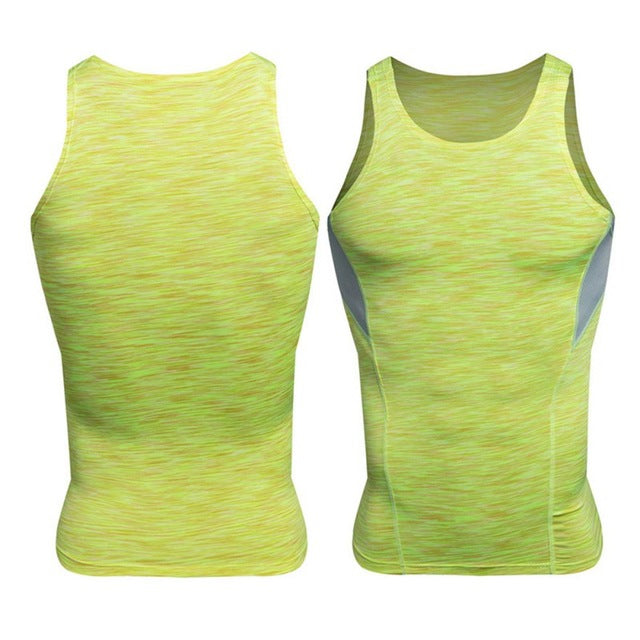 Men Fitness Summer Quick Dry Tank Tops Solid Cool Vest Sleeveless Tops Plus Size