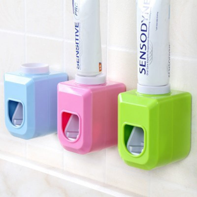 Wall Mounted Hands Free Automatic Toothpaste Squeeze Dispenser