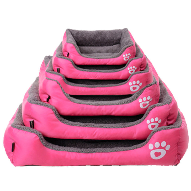 Rectangle Soft Dog House For Small Dog Middle Dog Mat Warm Cat Bed Nest Pet Sleeping Bag  Puppy Bed Cushion