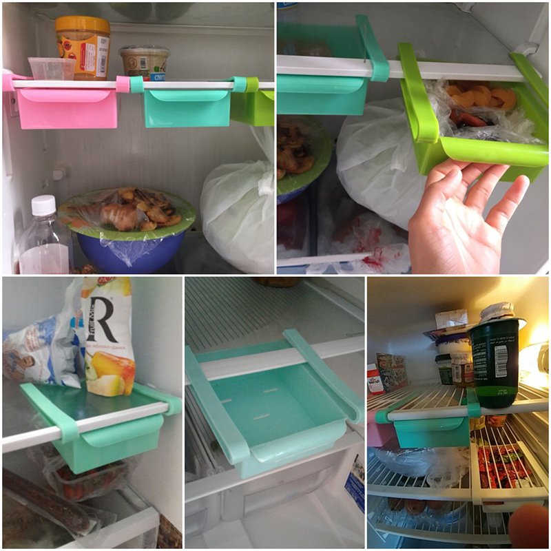 Creative Refrigerator Storage Shelf Drawer
