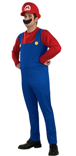 Adult & Child Super Mario Bros Mario & Luigi Halloween Costume