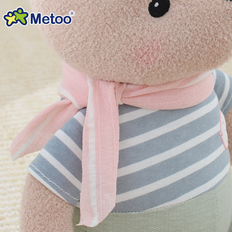 8 Inch Kawaii Plush Stuffed Animal Cartoon Kids Toys for Girls Children Baby Birthday Christmas Gift Bear Rabbit Metoo Doll