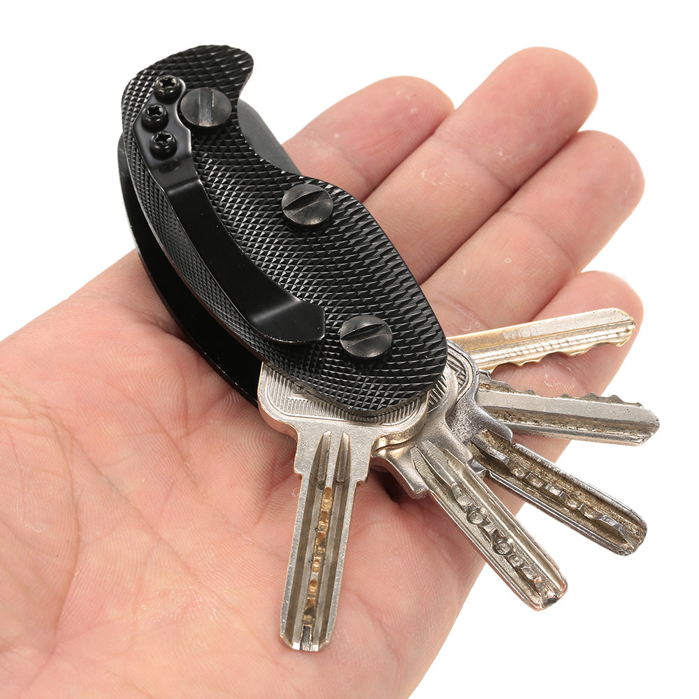 New   Key Wallet EDC Gear Key Organizer Holder Keychain Pocket Key Ring Famous Designer Creative Gift
