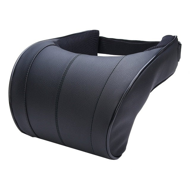 High Quality Leather Memory Foam Automotive Neck Cushion