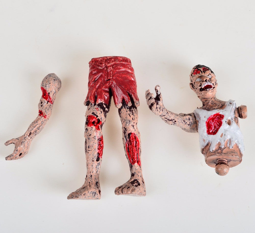 6 PCS Zombie Walking Dead Dolls Action Figures